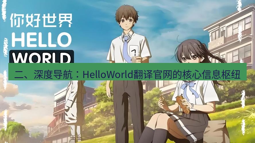 helloworld翻译官网 二、深度导航：HelloWorld翻译官网的核心信息枢纽