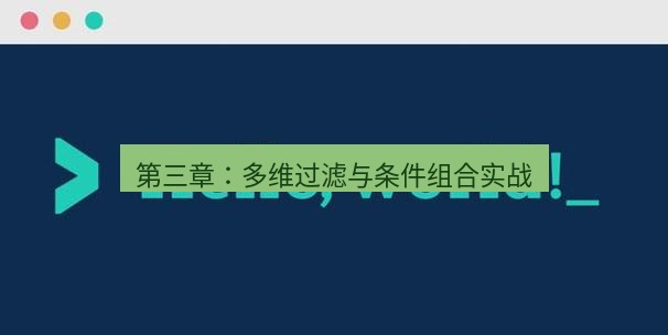 helloworld翻译官网 第三章：多维过滤与条件组合实战