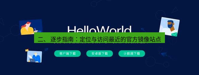 helloworld翻译官网 二、 逐步指南：定位与访问最近的官方镜像站点
