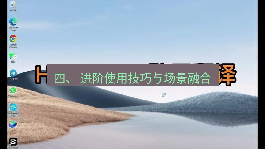 helloworld翻译官网 四、 进阶使用技巧与场景融合