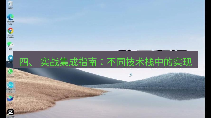 helloworld翻译官网 四、 实战集成指南：不同技术栈中的实现