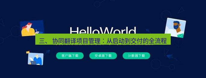 helloworld翻译官网 三、 协同翻译项目管理：从启动到交付的全流程