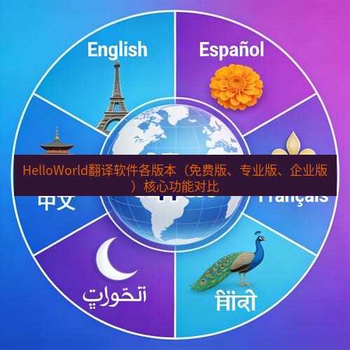 helloworld翻译官网 HelloWorld翻译软件各版本（免费版、专业版、企业版）核心功能对比