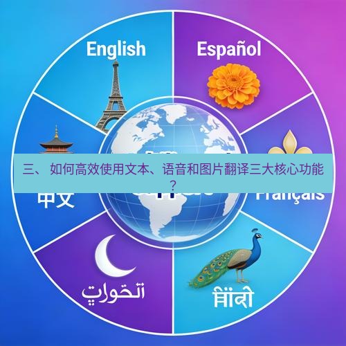 helloworld翻译官网 三、 如何高效使用文本、语音和图片翻译三大核心功能？