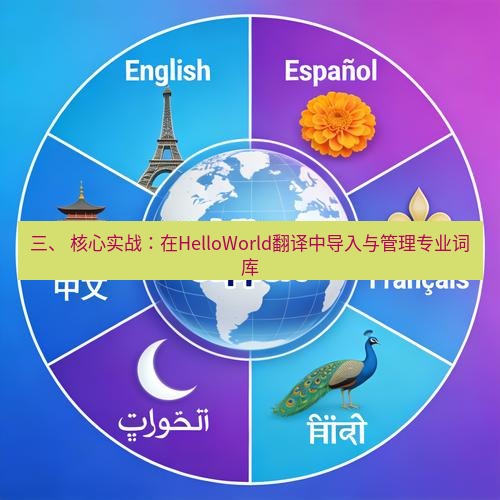 helloworld翻译官网 三、 核心实战：在HelloWorld翻译中导入与管理专业词库