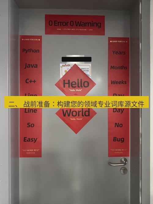 helloworld翻译官网 二、 战前准备：构建您的领域专业词库源文件