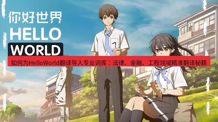 helloworld翻译官网 如何为HelloWorld翻译导入专业词库：法律、金融、工程领域精准翻译秘籍