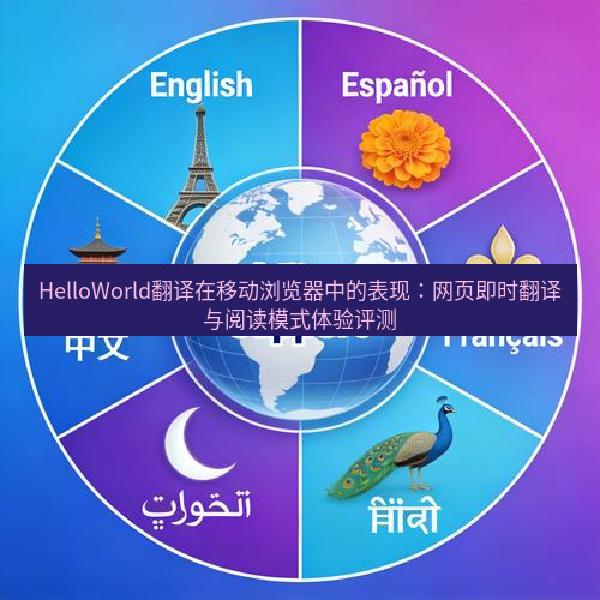 HelloWorld翻译在移动浏览器中的表现：网页即时翻译与阅读模式体验评测