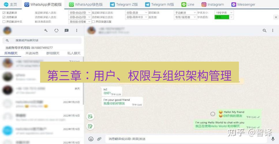 helloworld翻译官网 第三章：用户、权限与组织架构管理