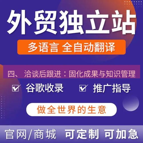 helloworld翻译官网 四、 洽谈后跟进：固化成果与知识管理