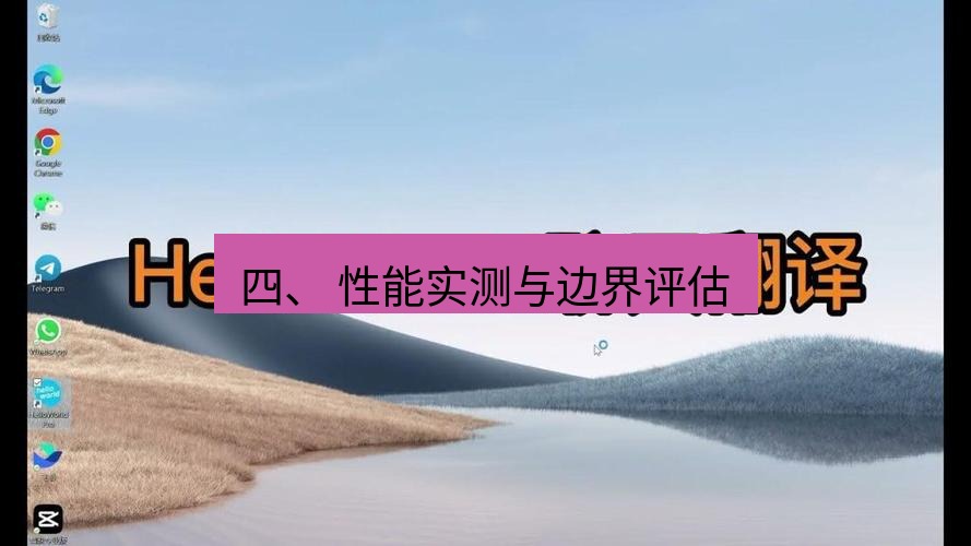 helloworld翻译官网 四、 性能实测与边界评估